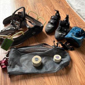 Sport climbing gear